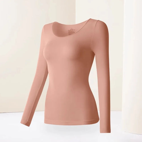 Women's Thermal Underwear Winter Autumn Long Sleeves Bottoming Shirt