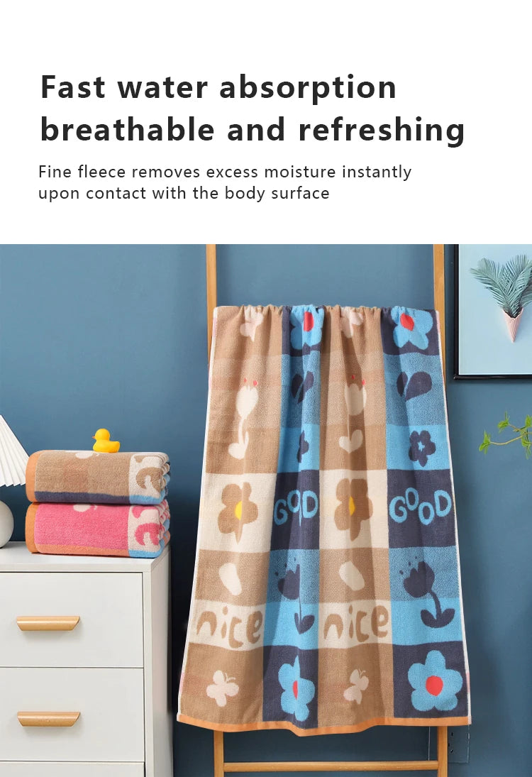 Premium 100% Cotton Bath Towels - Ultra Plush, Quick-Drying & Super Absorbent Spa-Quality Towels