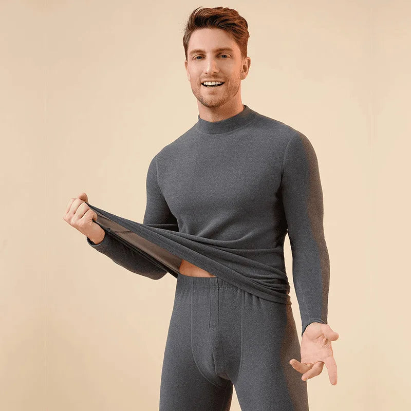 Unisex Premium Thermal Underwear Set - Cashmere Silk Winter Base Layer for Men & Women