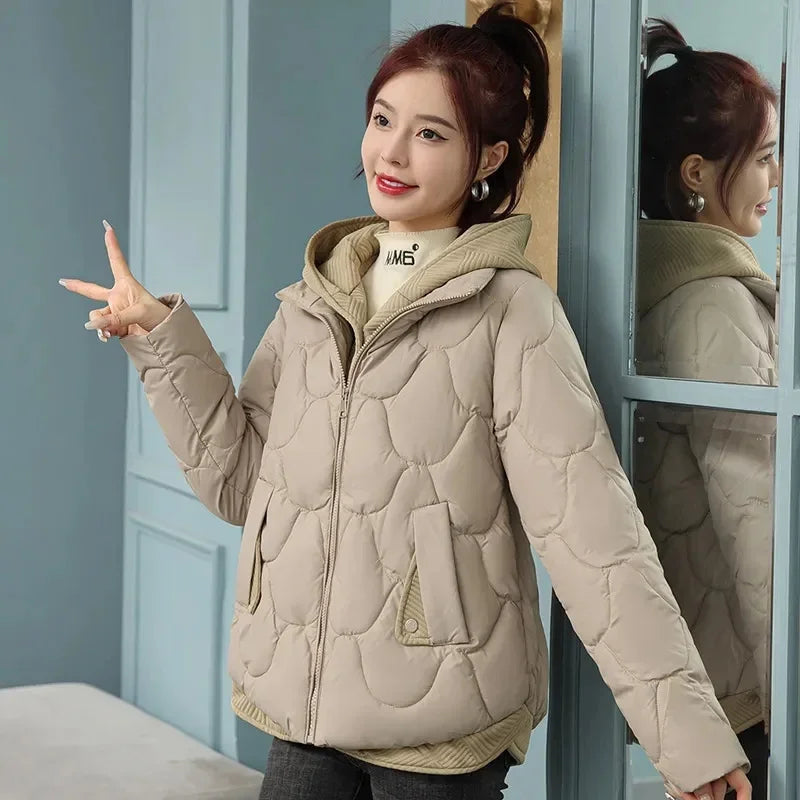 Women's 2024 winter Parka Coat-Thick and Warm Padded Outerwear.