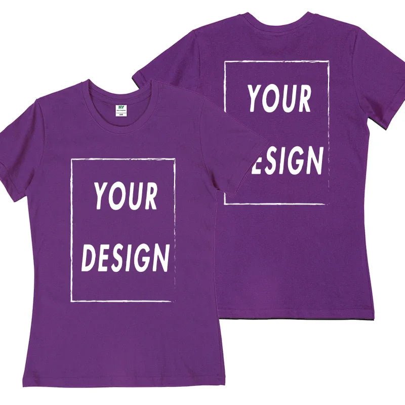 Unisex Custom T-Shirt — Buy 1 Get 1 FREE! Add Your Own Design | Front & Back Print | 10 Colors