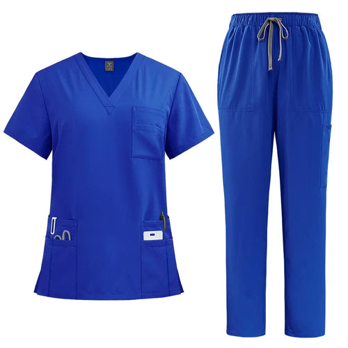 Unisex Medical Uniforms Men Women Nursing Clothes Beauty Costume Nurse