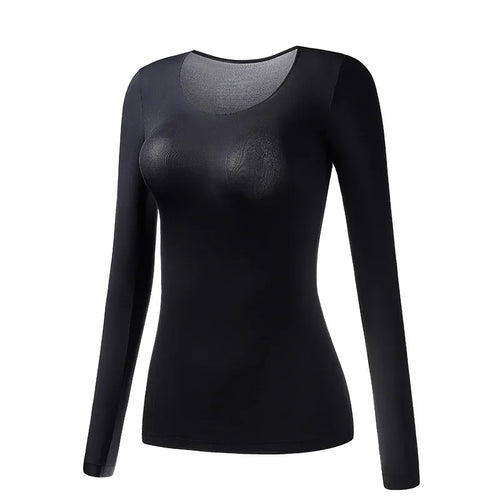 Women's Thermal Underwear Winter Autumn Long Sleeves Bottoming Shirt