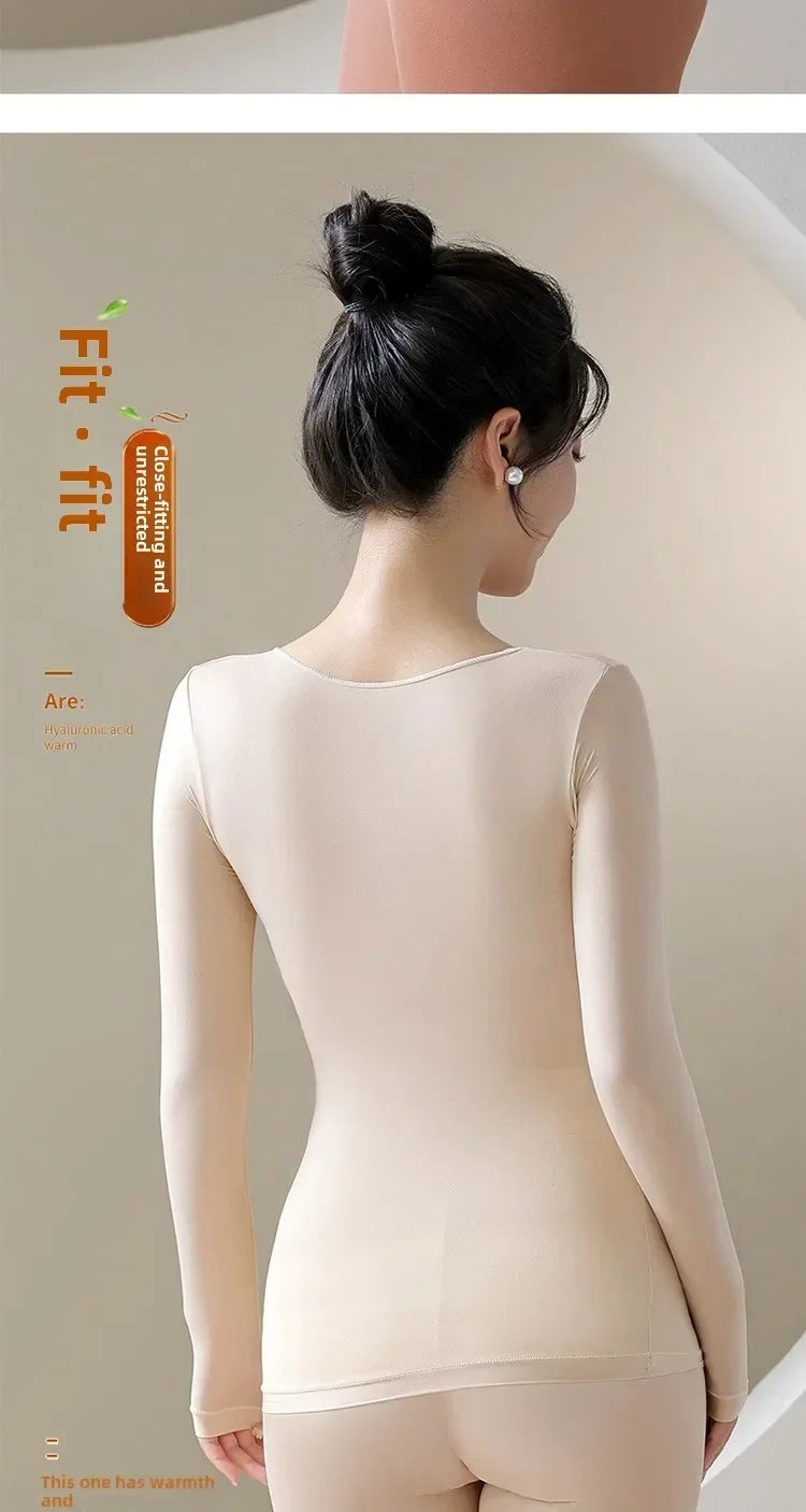 Women's Winter Warmth: 2PCS Underwear Thermal Essentials Set.