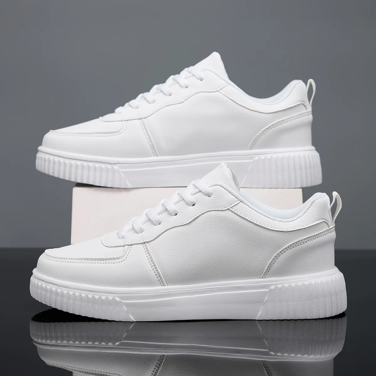 Women's Breathable Walking Shoes | Lightweight Casual Flat Shoes | Lace-Up | True to Size