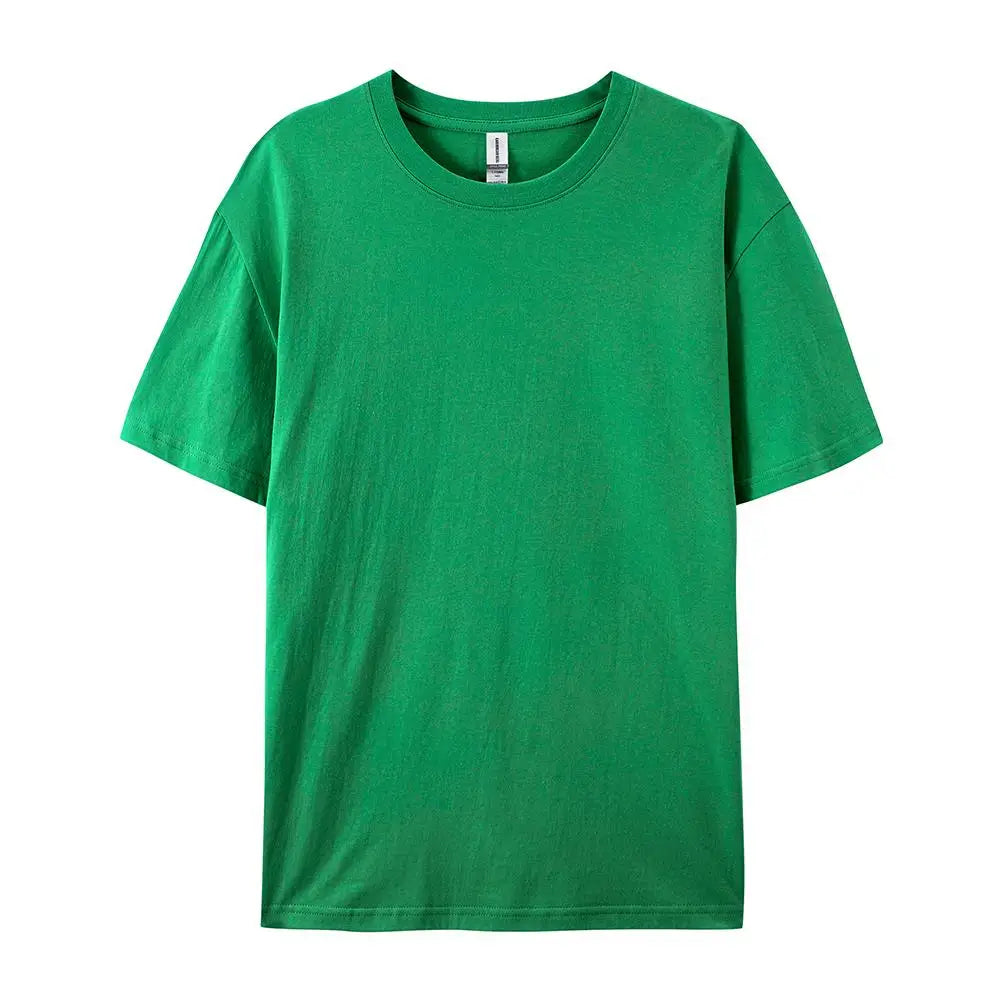 Teekossc Men's 100% Cotton Crew Neck T-Shirt | Breathable Summer Tee | Casual Short Sleeve Top – 20 Colors.