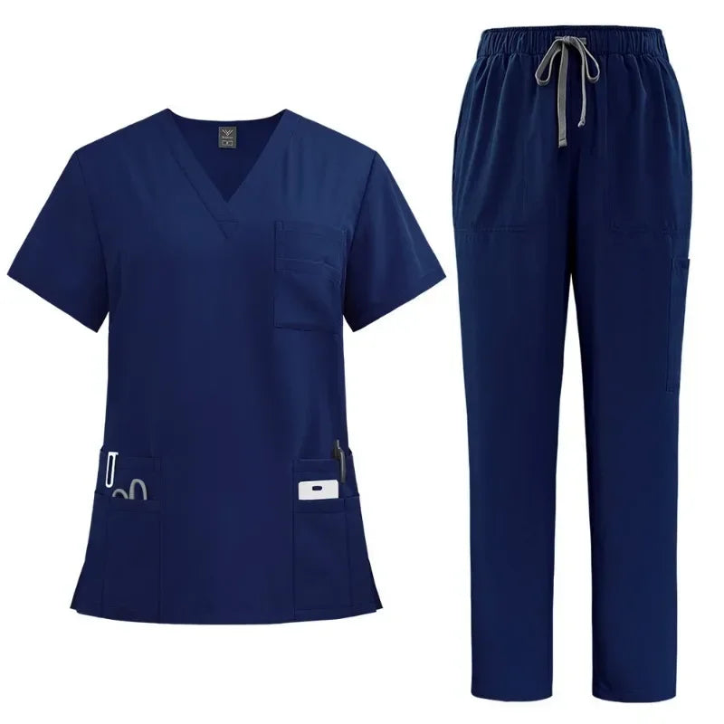 Unisex Medical Uniforms Men Women Nursing Clothes Beauty Costume Nurse