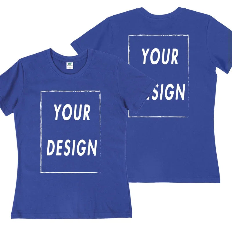 Unisex Custom T-Shirt — Buy 1 Get 1 FREE! Add Your Own Design | Front & Back Print | 10 Colors