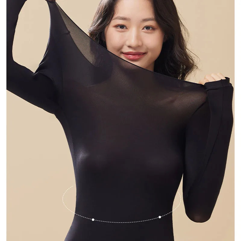 Women's Thermal Underwear Winter Autumn Long Sleeves Bottoming Shirt