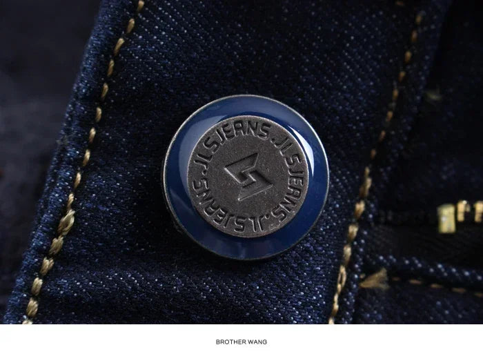 Men's Warm Fleece-Lined Jeans: Stylish Comfort for Winter!"