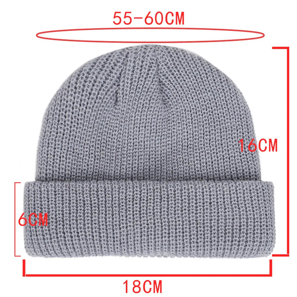 Unisex Winter Warm XaYbZc Hip Hop Beanie - Casual Knit Cap