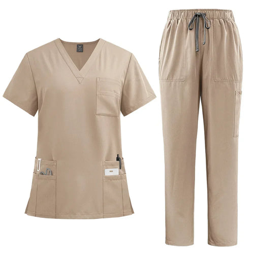 Women's Classic New Nurse Scrubs Set Nurse Accessories Medical Uniform