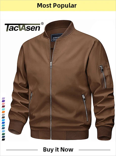 Men's TACVASEN Lightweight Water-Repellent Puffer Jacket - Cozy Insulated Hooded Windbreaker for Ultimate Comfort"
