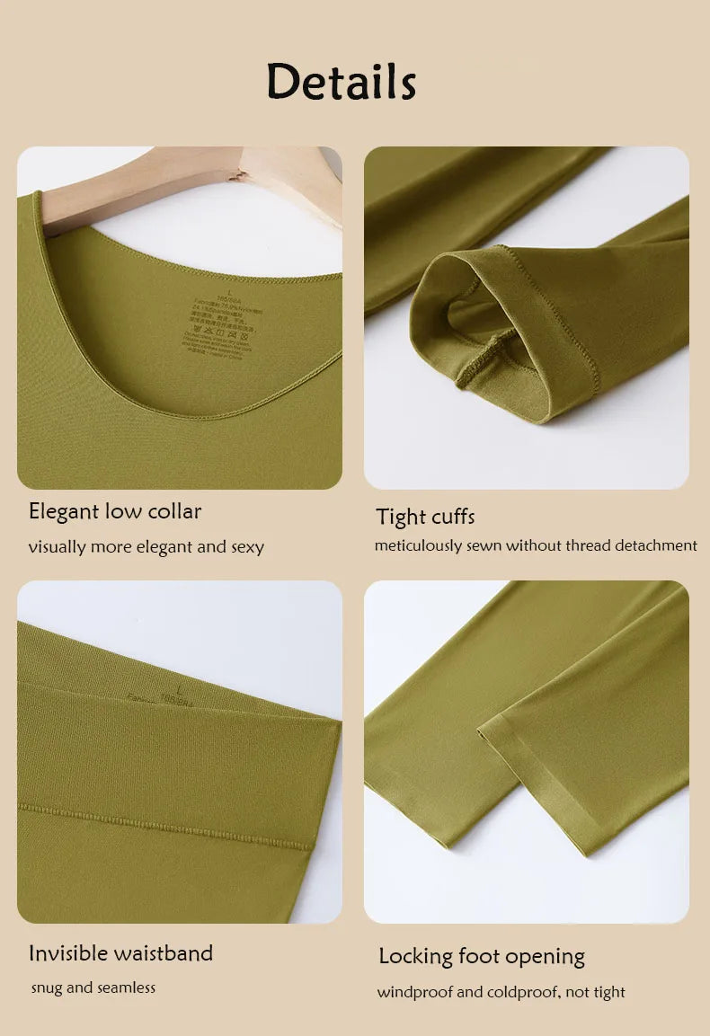 Women's Thermal Underwear Winter Autumn Long Sleeves Bottoming Shirt