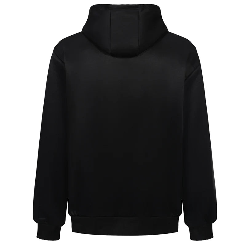 Men's Heavyweight Sherpa Fleece Lined Windproof Hoodie Jacket - Ultimate Winter Warmth & Style.