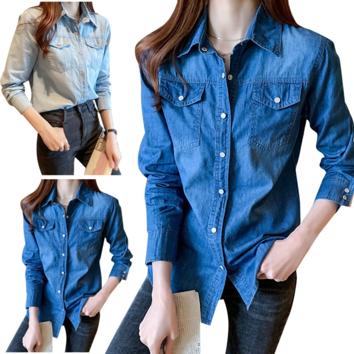 Women's Casual Button-Down Blouse | Slim Fit Printed Shirt for Party & Everyday Wear.