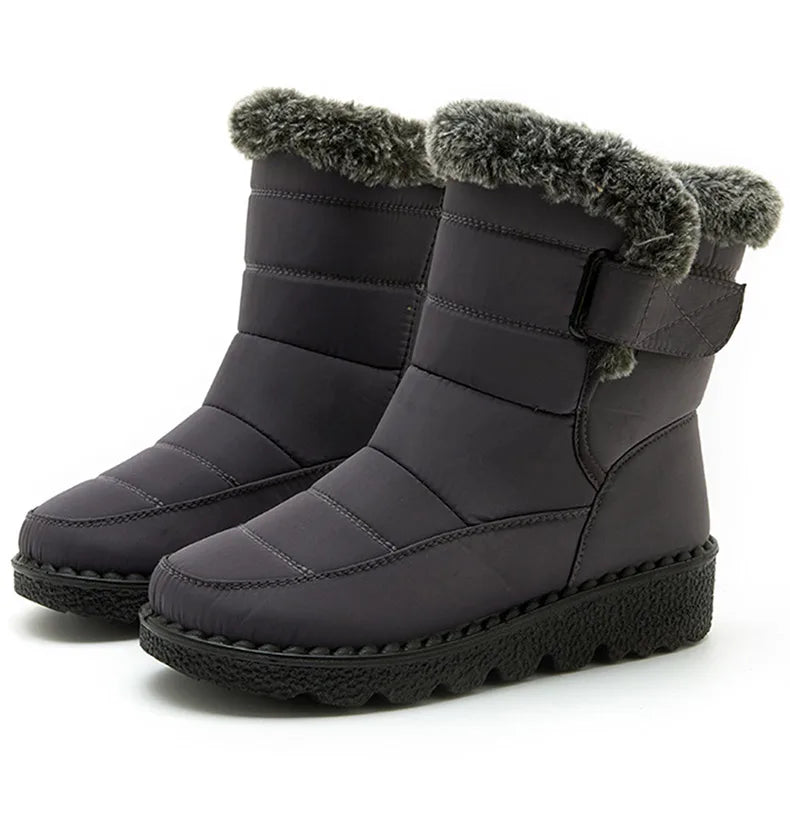 Women's HAJINK Waterproof Winter Ankle Boots with Fur