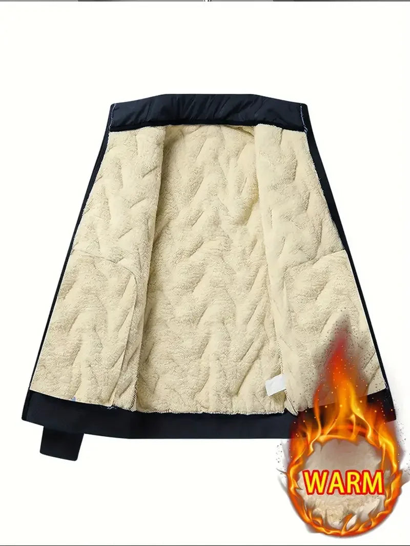 Men's Winter Tracksuit Set - Insulated Jacket & Pants | Warm Athletic Suit