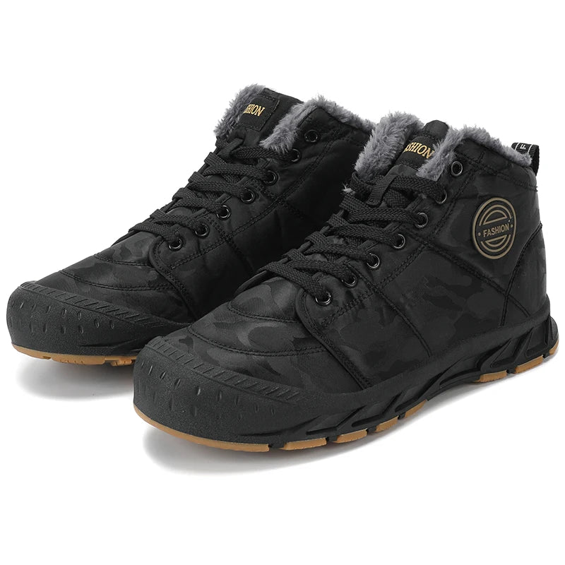 Men's LETCOMFIT High-Top Winter Snow Boots - Camouflage"