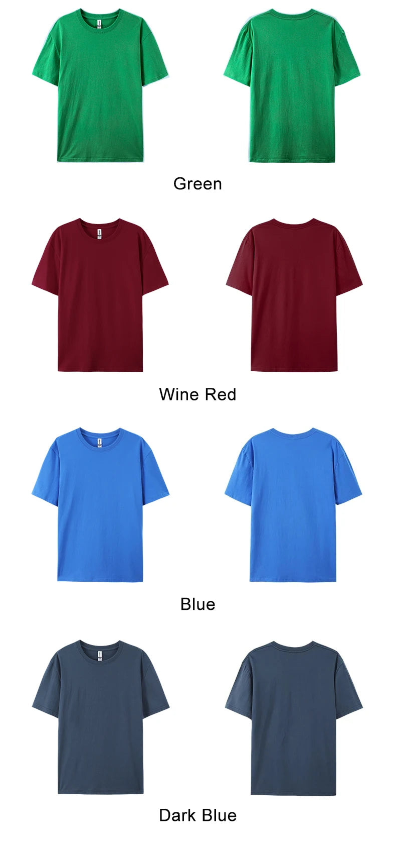 Teekossc Men's 100% Cotton Crew Neck T-Shirt | Breathable Summer Tee | Casual Short Sleeve Top – 20 Colors.