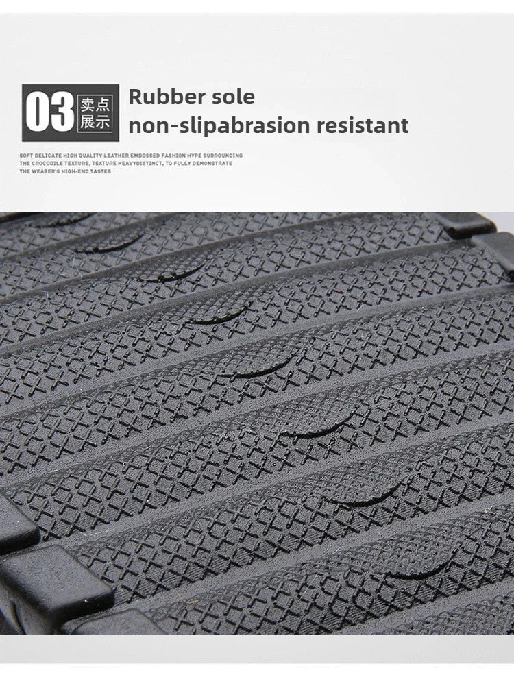 Men's Waterproof Winter Boots - Warm Non-Slip Platform Shoes