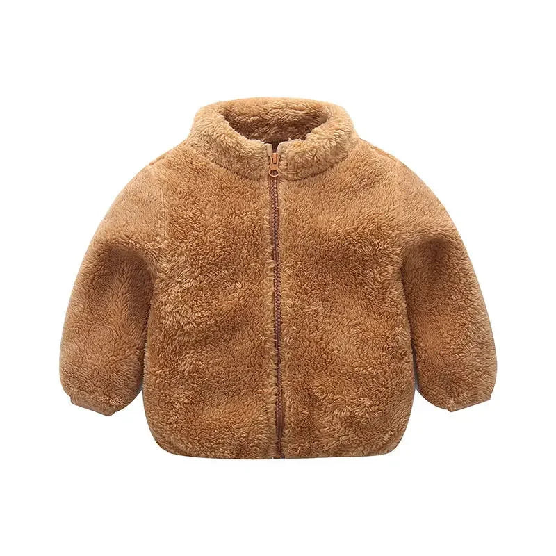 Unisex Kids Cotton Blend Winter Jacket - Warm Worsted Coat for Toddlers & Children 0-6Y
