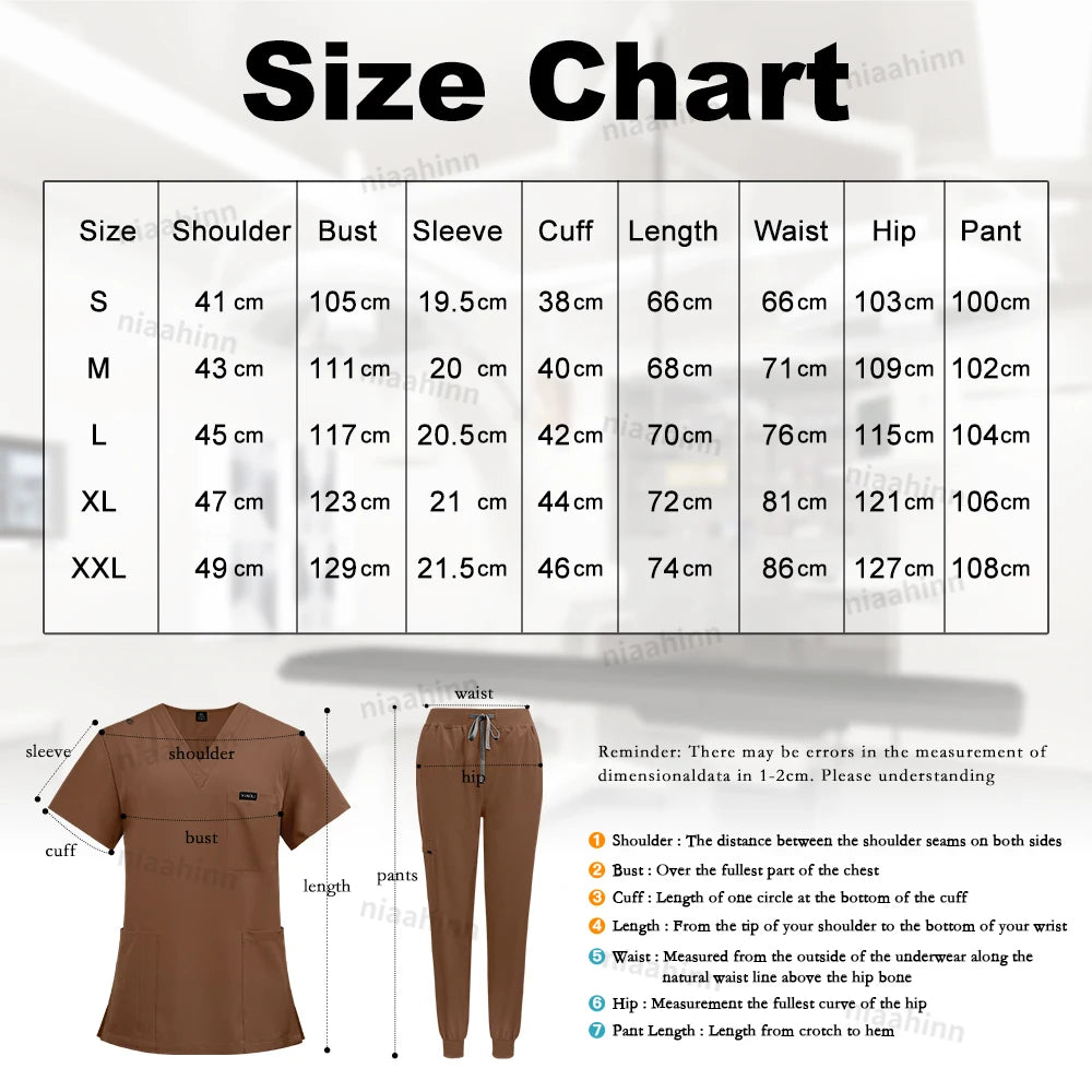 Unisex Classic V-Neck Jogger Scrub Set – Stylish & Stretchy