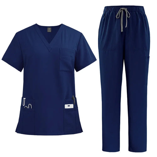 Unisex Medical Uniforms Men Women Nursing Clothes Beauty Costume Nurse