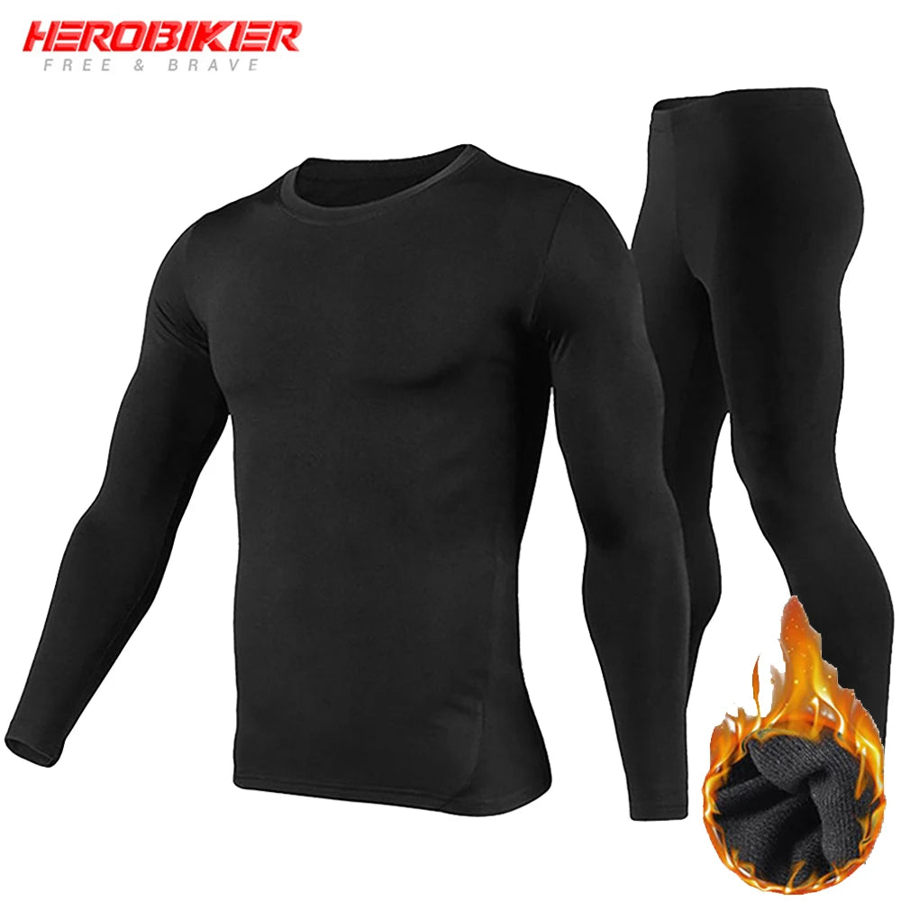 Men's HEROBIKER Winter Thermal Underwear - First Layer Set"