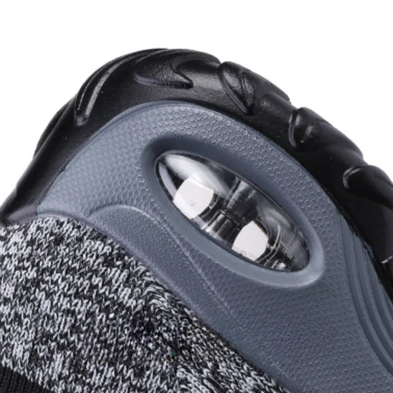 Women's Orthopedic Air Cushion Sneakers - Breathable Mesh Slip-On Platform Walking Shoes - Lightweight Non-Slip Tennis Shoes