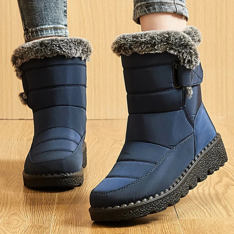 Women's HAJINK Waterproof Winter Ankle Boots with Fur