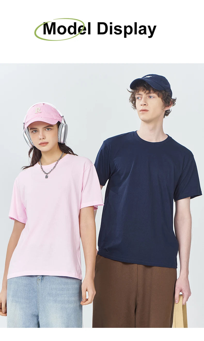 Teekossc Men's 100% Cotton Crew Neck T-Shirt | Breathable Summer Tee | Casual Short Sleeve Top – 20 Colors.