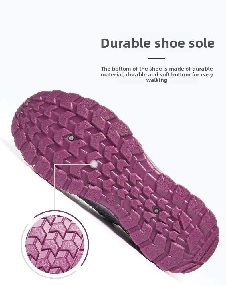 Women's Breathable Mesh Slip-On Sneakers – Lightweight EVA Comfort Walking Loafers with Rubber Sole
