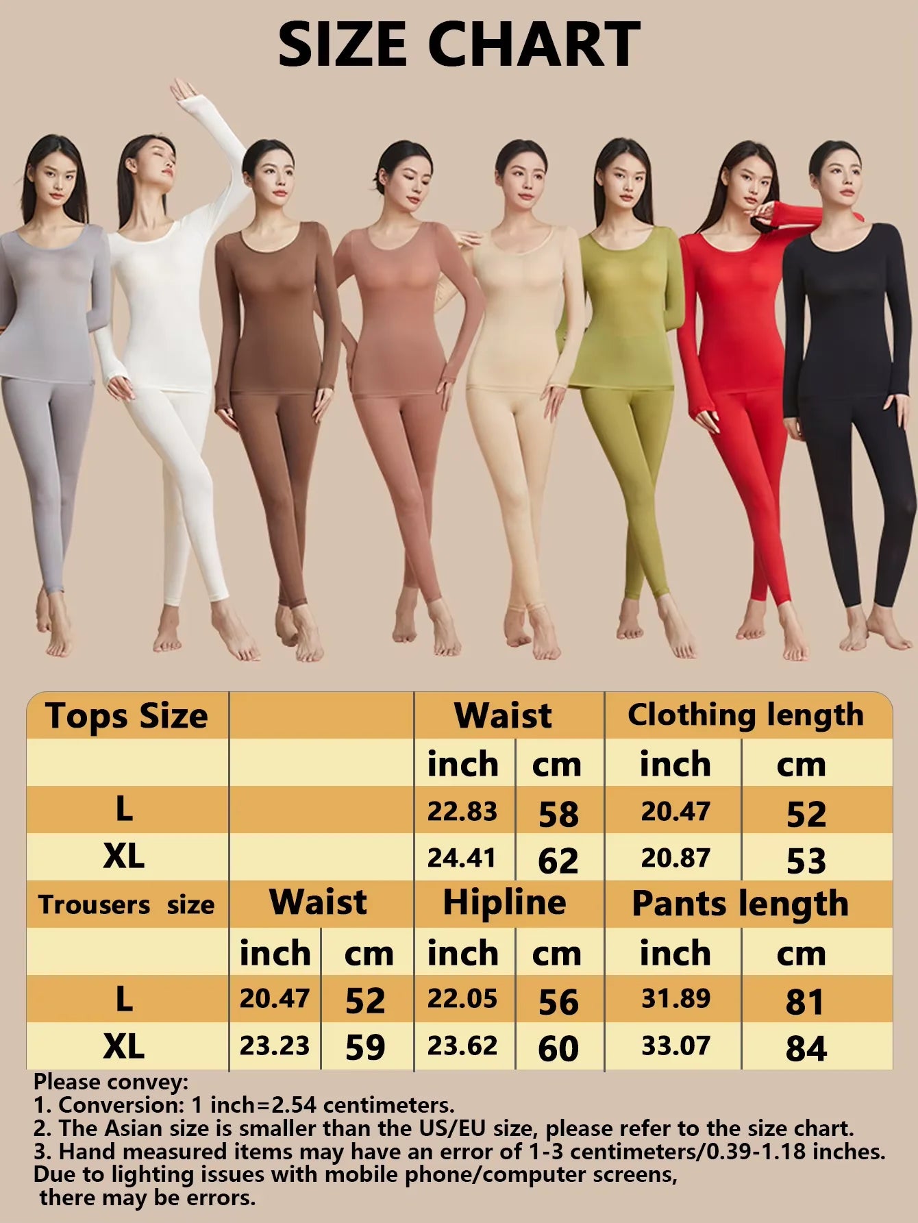 Women's Winter Warmth: 2PCS Underwear Thermal Essentials Set.