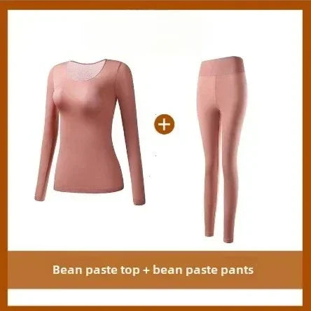 Women's Winter Warmth: 2PCS Underwear Thermal Essentials Set.