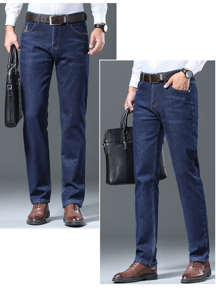 Men's Cozy Wool Velvet Jeans: Warm, Stylish & Versatile