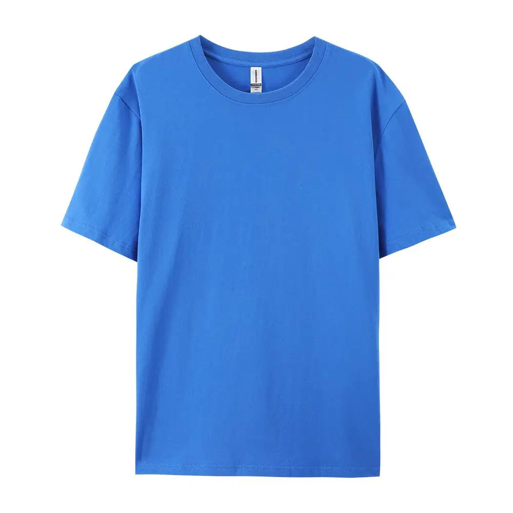 Teekossc Men's 100% Cotton Crew Neck T-Shirt | Breathable Summer Tee | Casual Short Sleeve Top – 20 Colors.