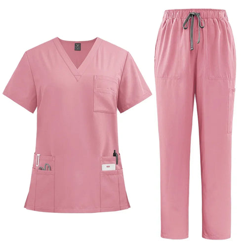 Unisex Medical Uniforms Men Women Nursing Clothes Beauty Costume Nurse