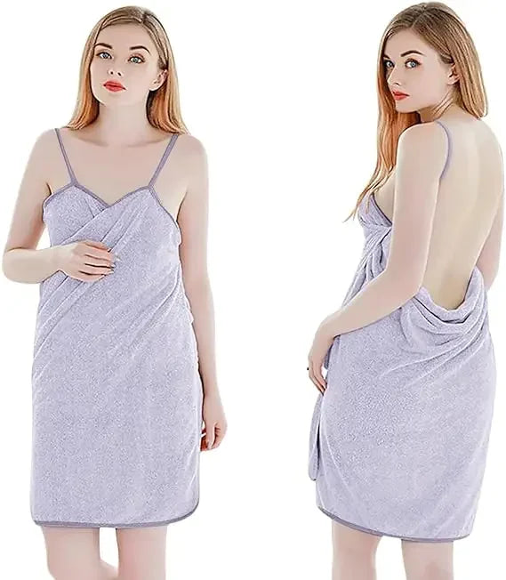 Women's Premium Versatile Microfiber Bath Wrap - Wearable Towel for Spa, Beach, Sauna & Home