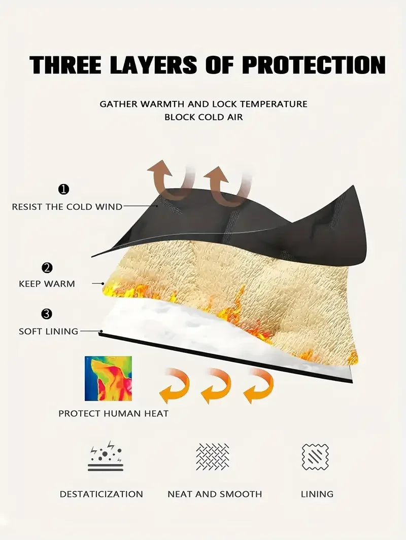 Men's Winter Tracksuit Set - Insulated Jacket & Pants | Warm Athletic Suit