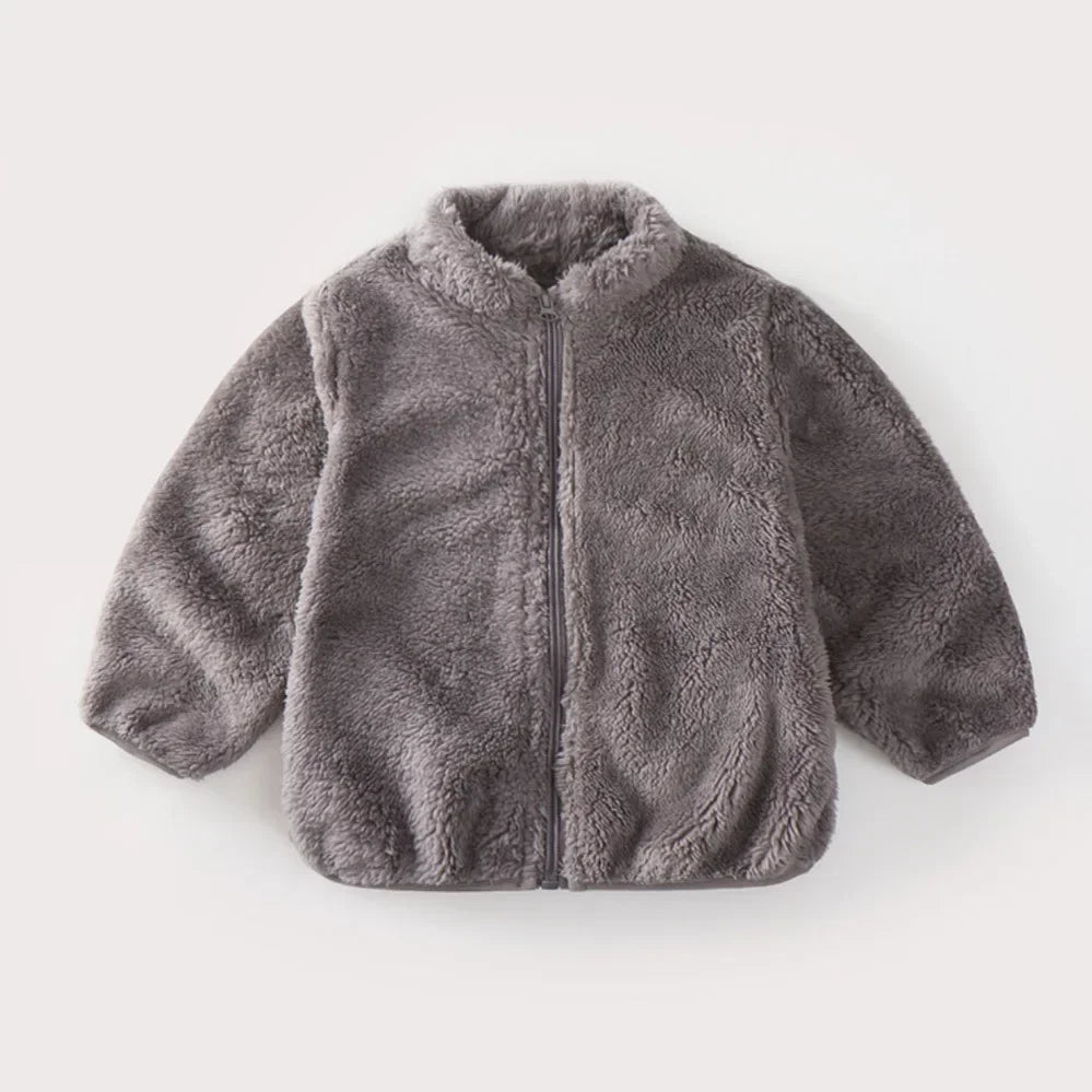 Unisex Kids Cotton Blend Winter Jacket - Warm Worsted Coat for Toddlers & Children 0-6Y