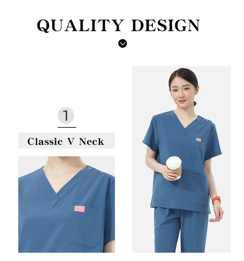 Women's UltraAir™ Quick Dry Scrub Set | Eco-Friendly 4-Way Stretch Uniform | Ultimate Comfort & Performance in Medical Scrubs
