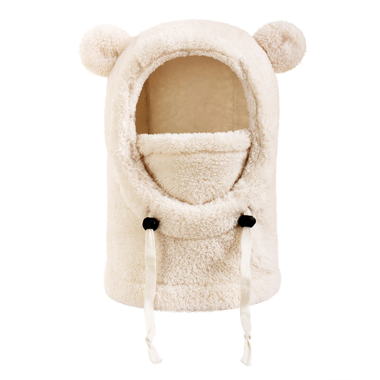  Unisex Toddler Winter Balaclava Hat - Plush Hooded Face Cover for Kids 13-24 Months"