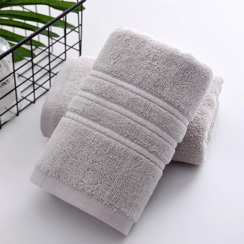 100% Pure Cotton Thick Bath Towel - Soft Absorbent Hotel Spa Towel