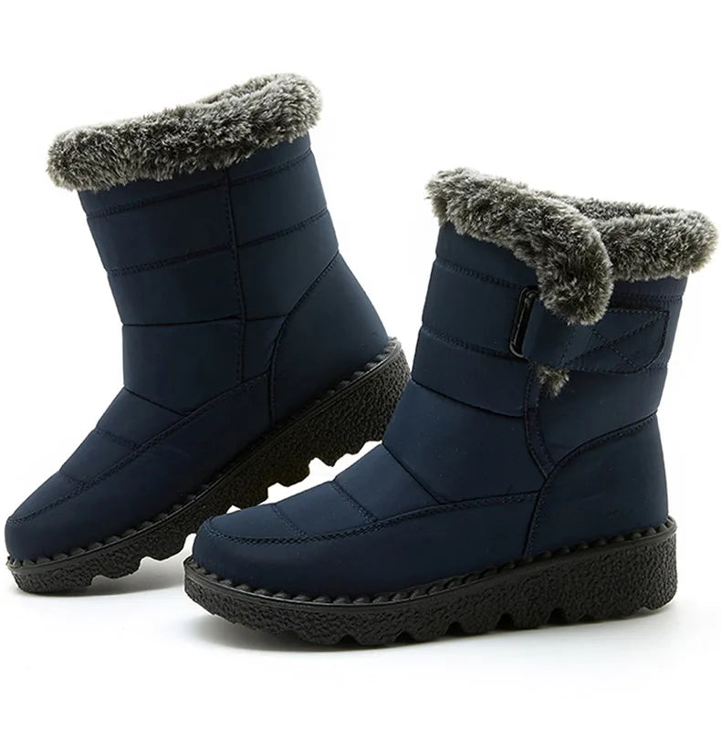 Women's HAJINK Waterproof Winter Ankle Boots with Fur