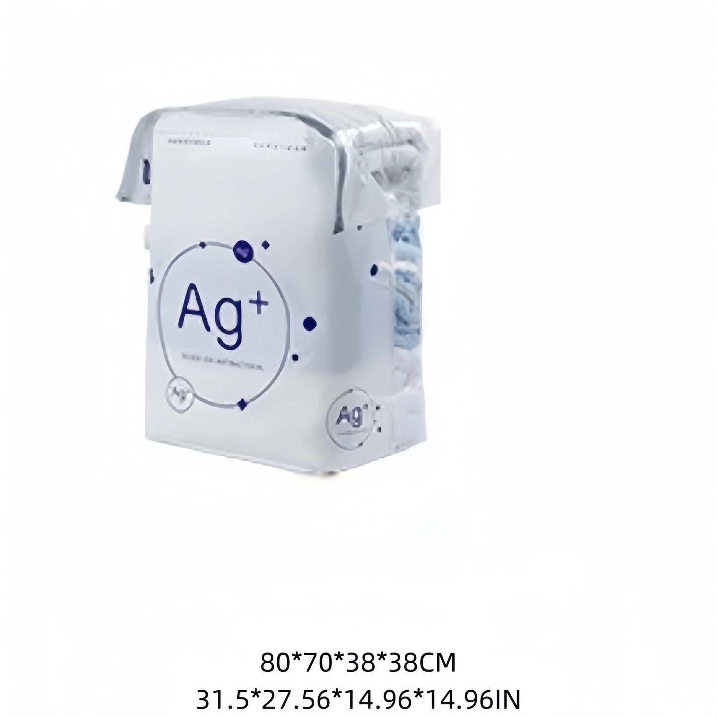 TAILI Antibacterial Vacuum Storage Bags – No-Pump Compression Bags with Ag+ Silver Ion for Clothes & Blankets | Travel & Home Organizer