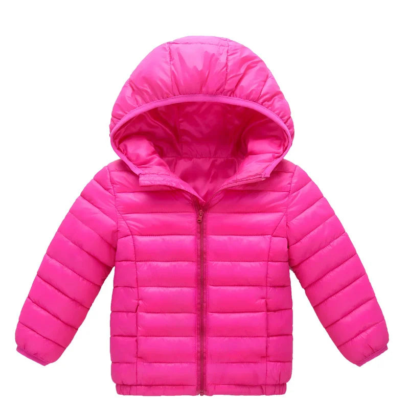 Unisex Kids Winter Puffer Jacket - Warm Cotton Down Coat for Boys & Girls (3-12 Years)