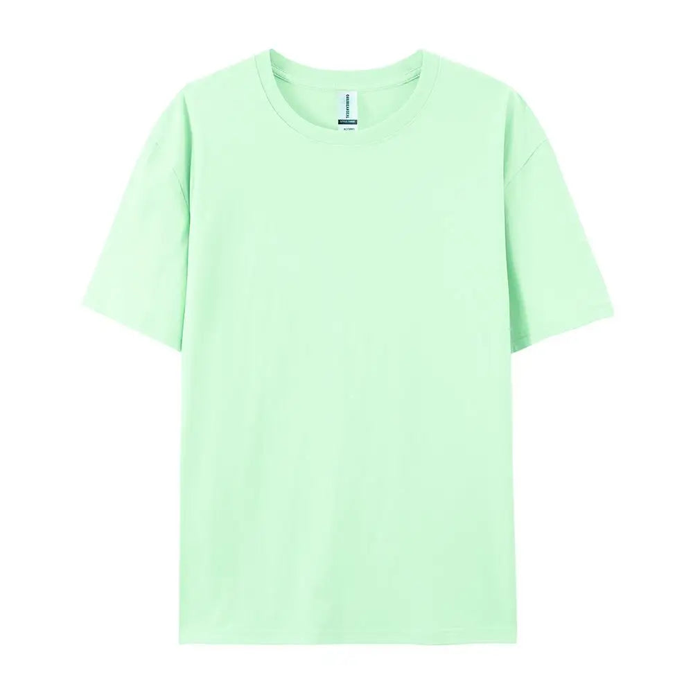 Teekossc Men's 100% Cotton Crew Neck T-Shirt | Breathable Summer Tee | Casual Short Sleeve Top – 20 Colors.