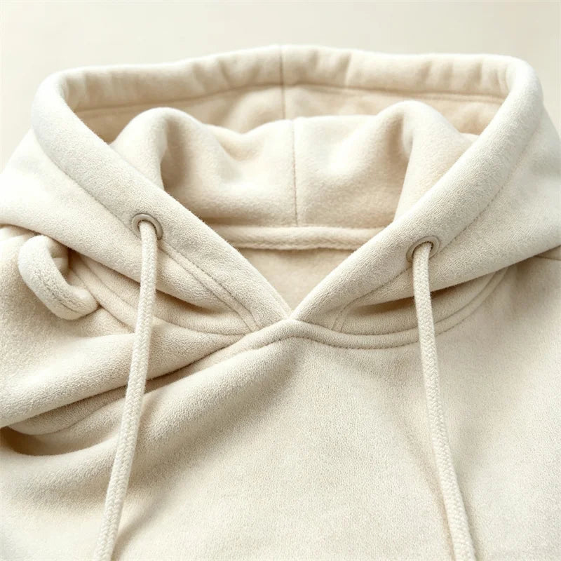 Women’s Maternity Zip-Up Fleece Hoodie with Kangaroo Pouch