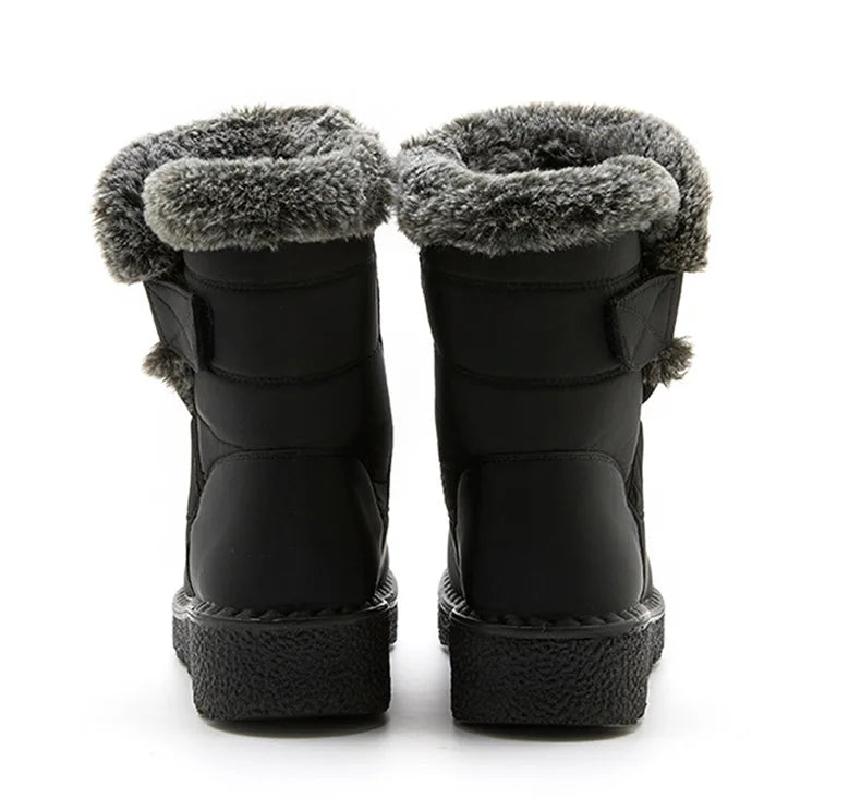 Women's HAJINK Waterproof Winter Ankle Boots with Fur